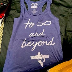 Disney toy story shirt size small in dark blue grey color.